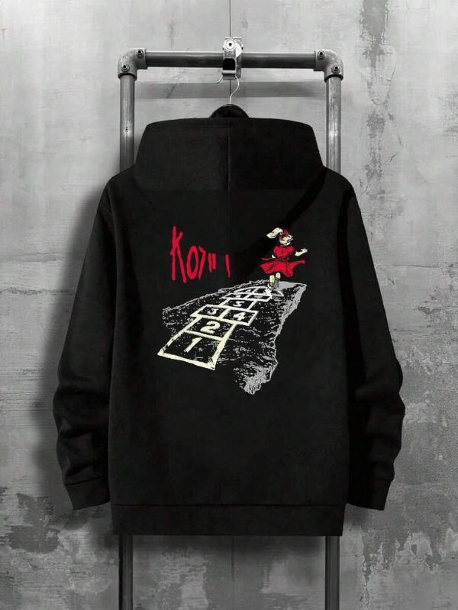 Men Outdoor Hoodies & Sweatshirts - Black - View 1