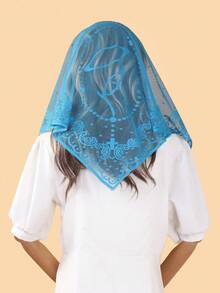 New Muslim Hijab Scarf, Breathable Triangular Shawl Neck Wrap For Dress - White - View 14