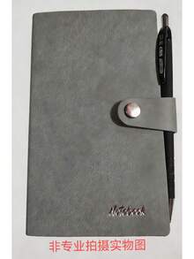 Libreta de bolsillo pequeña, soporte para bloc de notas, incluye libreta de bolsillo de 3 x 5 pulgadas, bolígrafo, libreta de cuero pequeña (A7) - Unitalla - Ver 20