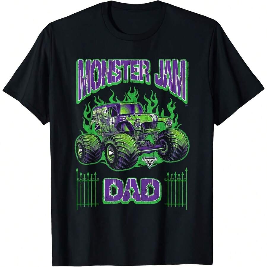 Monster Jam Dad Family Motorsports T-Shirt - màu đen - Xem 1