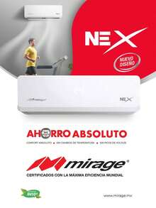 Minisplit Mirage NEX 2 Ton, Solo Frío 24000 220V - Unitalla - Ver 5
