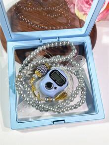 4 件穆斯林念珠套装，二合一组合，具有存储、观察和计数功能 - 彩色 - 查看 18