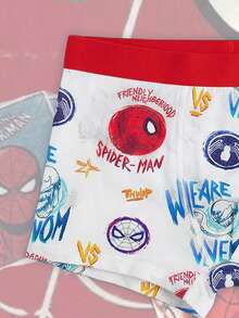 Disney 1pc Spider-Man Men's Briefs, Skin-Friendly Elastic Fitted Comfortable Boxer Briefs, All Season - Multicolor - View 2