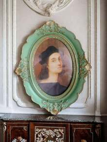 5x7 Inch Green Vintage Handmade Resin Photo Frame With Glass Panel, Suitable For Wall Or Tabletop Display, Home Decor - Multicolor - View 9