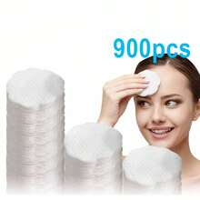 150pcs Round Facial Cleansing Cotton Pads, High Quality Flower Shaped Makeup Remover Wipes, Low Allergy Lint-Free Round Cotton Pads, Suitable For All Light Skin Tones, Disposable Beauty Wet Wipes, Non-Woven Facial Cleansing Pads - Multicolor - View 10