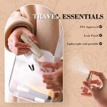 Kuangre Travel Refillable Perfume Bottle, Leak-Proof 5ml Atomizer, Portable Luxurious Pocket Perfume Dispenser Pump Transfer Tool For Women Men Travel Accessories - ColorA - 查看 6