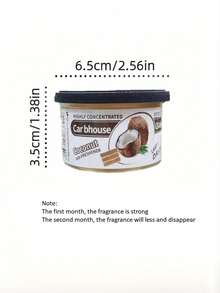 Premium Fragrance Car Air Freshener, Wooden Canister Packaging - Long Lasting Scent, Suitable For Car, Home And Office, 15 Scent Options, Natural Fragrance Wax And Compressed Tablet, Lasts Up To 60 Days - Multicolor - View 12