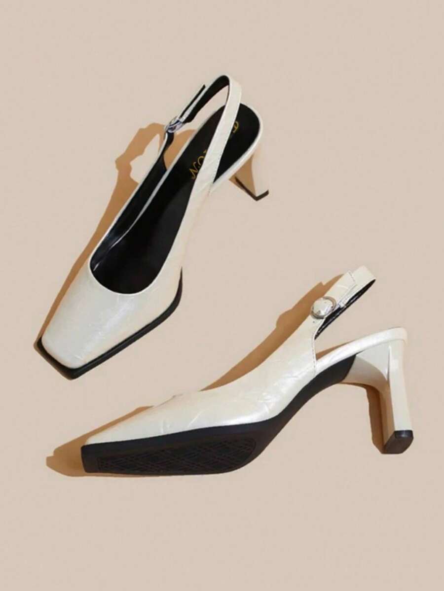 女士闭趾高跟凉鞋，优雅时尚，增高，适合通勤，夏季新品