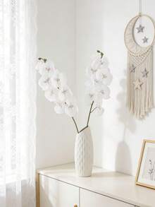 1/10PCS Artificial Orchid Branch, Realistic Butterfly Orchid Branch, Classic Style Artificial Orchid Ornament, Decorative Silk Orchid, Artificial Flower Branch, Suitable For Living Room Home Decoration, Valentine's Day Decoration, Mother's Day Decoration, Spring Decoration, Gifts For Women, Hotel And Wedding Floral Arrangement, Wedding. - Multicolor - View 7