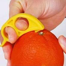 10 Pcs Household Lemon, Orange Peeler, Can Be Used To Peel Oranges And Lemons Or Other Citrus Fruits And Other Peels, Kitchen Gadgets - Burnt Orange - View 8