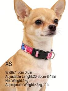 Bohemian Style Printed Adjustable Pet Collar, Suitable For Small, Medium And Large Dogs - Multicolor - View 46