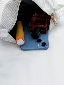 Women's Solid Color Lightweight Luxury Casual Shoulder Bag, Suitable For Daily Commute, Travel, Shopping - White - View 9