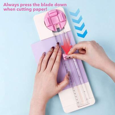 4-In-1 Paper Cutter, A Multifunctional Portable Suitable For Cutting Paper, Photos, And More, Ensuring Easy And Perfect Cuts