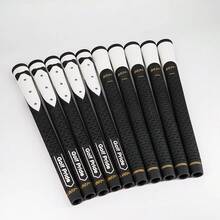 10pcs Golf Club Grips, 007 Rubber Grip - Black - View 3