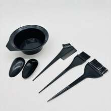 3/4pcs Hair Dye Brush Set, Includes Ear Cover, Dye Mixer, Dye Applicator, Hair Styling Accessories, Essential For Back To School, Travel & Holiday, Women Hair Care Accessories, Comb, Hairdressing Tools, Hairdryer, Hair, Hairstylist, Hair Products, Hairdryer, Comb, Hair Equipment, Hairstyle, Hairdressing, Hairstylist, Hairdressing Tools, Hair Salon, Hair Equipment - Multicolor - View 6