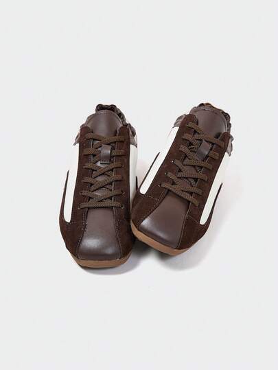 MASKERT 女士休闲运动鞋，隐形坡跟，芭蕾平底鞋，适合日常穿着、旅行、散步，舒适轻便，用途广泛。