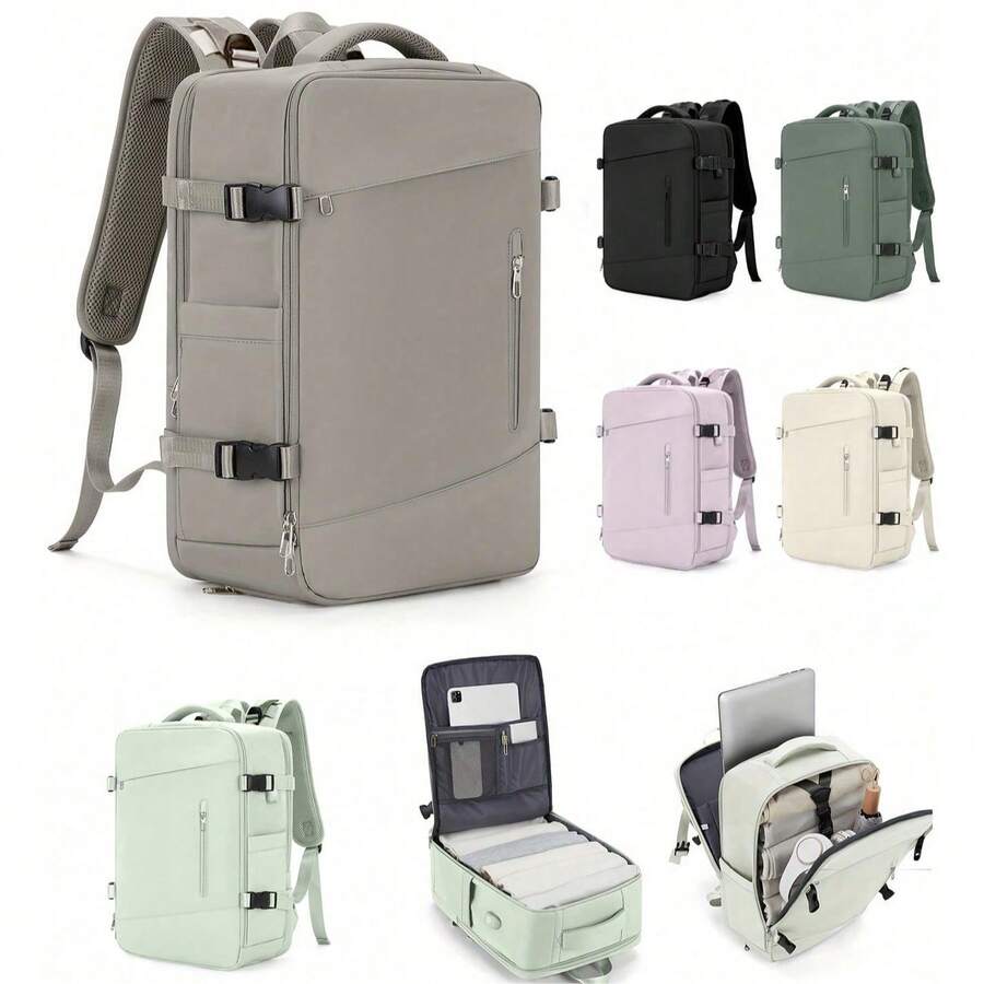 大容量尼龙防水背包，符合航空标准，适合旅行、露营、徒步、户外活动、携带笔记本电脑，是旅行、参加音乐节的必备单品，男士适用，容量大。