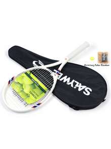 SALYWEE POWER 2.0 Hybrid Carbon Tennis Racket | Pre-Strung 16*19 | 295±10g | Professional Upgrade | Free Accessories | Precision Crafted Frame | Minimalist Elegant Design - Multicolor - View 14