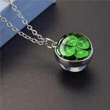 1PC Four Leaf Clover Pendant Necklace Women Fashion Jewelry Gift For Birthday Anniversary Valentine's Day Lucky Charm Statement Neckwear - style - View 11