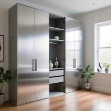 1 Cuộn Giấy Dán Tường Tự Dính Bằng Thép Không Gỉ Dày, Bề Mặt Mài Xước, Giấy Dán Tường Có Thể Tháo Rời, Thích Hợp Cho Tủ Lạnh, Đồ Nội Thất, Nhà Bếp và Phông Nền Phòng, Decal Dán Tường Tái Sử Dụng, Giấy Dán Tường, Trang Trí Mùa Xuân Mang Đến Diện Mới Cho Ngôi Nhà Của Bạn, Quà Tặng Trang Trí Tường Cho Sinh Nhật, Lễ Tốt Nghiệp. - Bạc chải - Xem 5