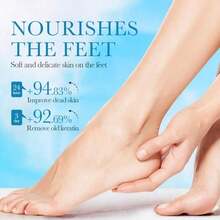 4 Pcs  Foot Peel Mask  Exfoliator Peel Off Calluses Dead Skin Callus Remover, Soft Smooth Touch Feet-Men Women - màu xanh lá - Xem 8