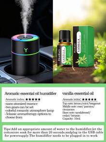 这款大容量230毫升静音车载加湿器采用超声波雾化技术，是必备的便携式车载配件。它有经典的黑白两色可选，还具备车载香氛功能，提供5种可选香味。这款多功能装饰品内置LED氛围灯，并可作为智能USB供电的车载空气清新剂使用（需插电）。 - A - 查看 22