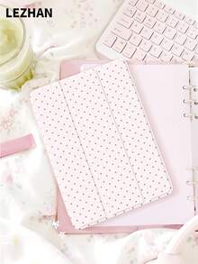 1 chiếc ốp bảo vệ máy tính bảng họa tiết chấm bi hồng dễ thương, tương thích với iPad (A16) 11 inch thế hệ thứ 11 năm 2023, tương thích với iPad thế hệ thứ 9/10 10.9 inch, Galaxy Tab S6 Lite 10.4, chống rơi, có khe cắm bút cảm ứng, hỗ trợ chế độ ngủ/thức, thích hợp làm quà tặng Giáng sinh, Halloween, quà tặng lãng mạn. - Nhiều màu - Xem 5