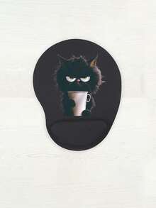 Alfombrilla de ratón con reposamuñecas ergonómica, diseño lindo de gato trabajando, reposamuñecas ergonómico de EVA, alfombrilla de ratón de espuma de memoria antideslizante con soporte de muñeca cómodo y suave, almohadilla de escritorio amigable con la piel, protector de escritorio, apto para juegos, oficina, antideslizante, para PC de escritorio, portátil y uso doméstico, recuerdo de temporada de graduación, regalo perfecto para el Día de San Valentín, Día de la Madre, vuelta al colegio, Día de San Valentín - Multicolor - Ver 15