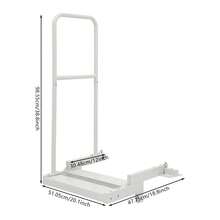 gladney Foldable Aluminum Boat Boarding Platform With Detachable Handrail 20.1*18.8*38.8in Grey 330lb Capacity Includes Gloves Easy Store Rotating Axes - Grey - View 7