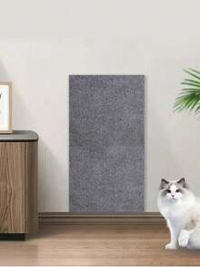 1 Bộ Tấm cào móng cho mèo, Tấm cào móng dọc tự dính chống trầy xước cho mèo, Thảm bảo vệ ghế sofa, Tấm cào móng không cần cát vệ sinh, Đồ chơi tương tác tự dính cho mèo - 40*100cm - Xem 1