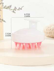 3件套，包括1个带齿干洗瓶、洗发水瓶、染发烫发挤压瓶、称重瓶、烫发瓶等美发用品，以及1个洗发梳头皮按摩器，二合一干湿两用头皮按摩洗发刷，头皮护理刷，男女皆宜，女士礼品。 - 彩色 - 查看 9