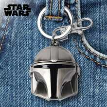 StarWars 星球大战官方授权钥匙扣 - 非常适合装饰背包和车钥匙，也是送给朋友和星球大战粉丝的理想礼物 - X翼星际战斗机、千年隼号、曼达洛头盔 - 銀色 - 查看 10