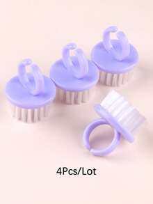 2/4/10pcs Nail Brush, Multi-Functional Brush For Nail Care, Nail Cleaning, Nail Dust Removal And Dirt Cleaning - Multicolor - View 31