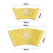 Wall Mounted Tennis Racket Wall Rack Plastic Self-Adhesive Badminton Rackets Holder Punch-Free Durable Rackets Wall Hook - A - View 3