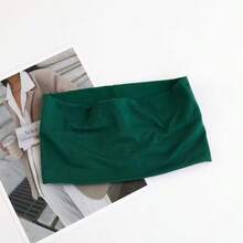 1条/13条装新款宽版女士9.45英寸头带，适合瑜伽、运动、骑行等多种场合，采用聚酯纤维材质，轻盈保暖透气，男女皆宜，春、夏、秋、冬四季皆可佩戴，是运动发带、跑步发饰、瑜伽头巾、运动吸汗带的理想之选。 - 彩色 - 查看 7