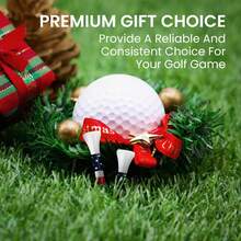 FINGER TEN 40个装 2 1/8英寸木制高尔夫球座，采用美国国旗条纹设计，确保高度一致且清晰可见，是三杆洞的理想之选。 - 白色 - 查看 6