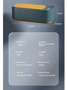 Ultrasonic Cleaning Machine Mini High-Frequency Vibration Cleaning Adjustable Glasses Jewelry Pacifier Timed Cleaning Tool,500mAh - Multicolor - View 12