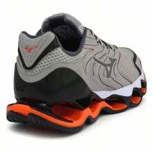 Men's Tennis Shoes No. 12S, First Line, Training, Gym, Running, Leisure - màu xám cam - Xem 2