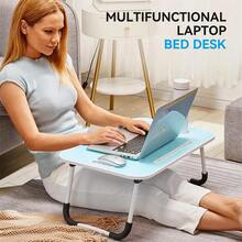 23 X 15 In Foldable Lap Desk,Sofa & Bed Table For Laptop Include IPad Slot And Cup Holder - Blue - View 9