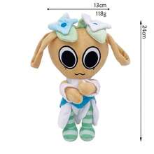 2026 New Dandy's World Designer Collaboration Plush Doll - Artistic Collection Level Doll Set, Christmas Party Decoration/Thanksgiving Warm Gift, High Quality Suede Material With Abstract Design, Youth Social Sharing Item - 粉色 - 查看 3
