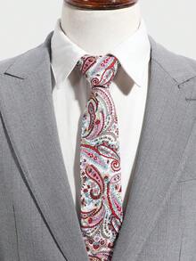 1 chiếc cà vạt nam kiểu Bohemian họa tiết Paisley, thoải mái và đa năng, phù hợp cho trang phục hàng ngày, dự tiệc, hẹn hò, du lịch và nghỉ lễ. - Hương vị hạt điều - Xem 8