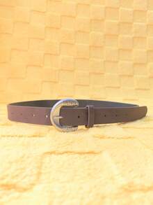 Suede Fashion Versatile Belt, Retro Maillard Wide Edge Belt, High-End Fashion Mini Skirt Accessory Belt, Brown