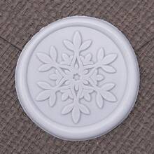 30张花卉图案蜡封贴纸，专用于信封和邀请函，易于使用，粘性强，花卉信封贴纸，礼品邀请函配件 - 灰紫色 - 查看 6