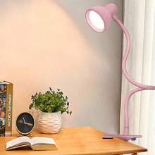 LED阅读灯，3种颜色模式和10级亮度调节，灵活的鹅颈灯臂，夹式设计，适用于床头、书桌或办公室。 - Semicircle - 查看 4