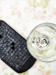 1个硅胶冰格，160格迷你冰块碎冰冰沙模具，易于脱模，红色、黑色和蓝色可选 - 彩色 - 查看 9