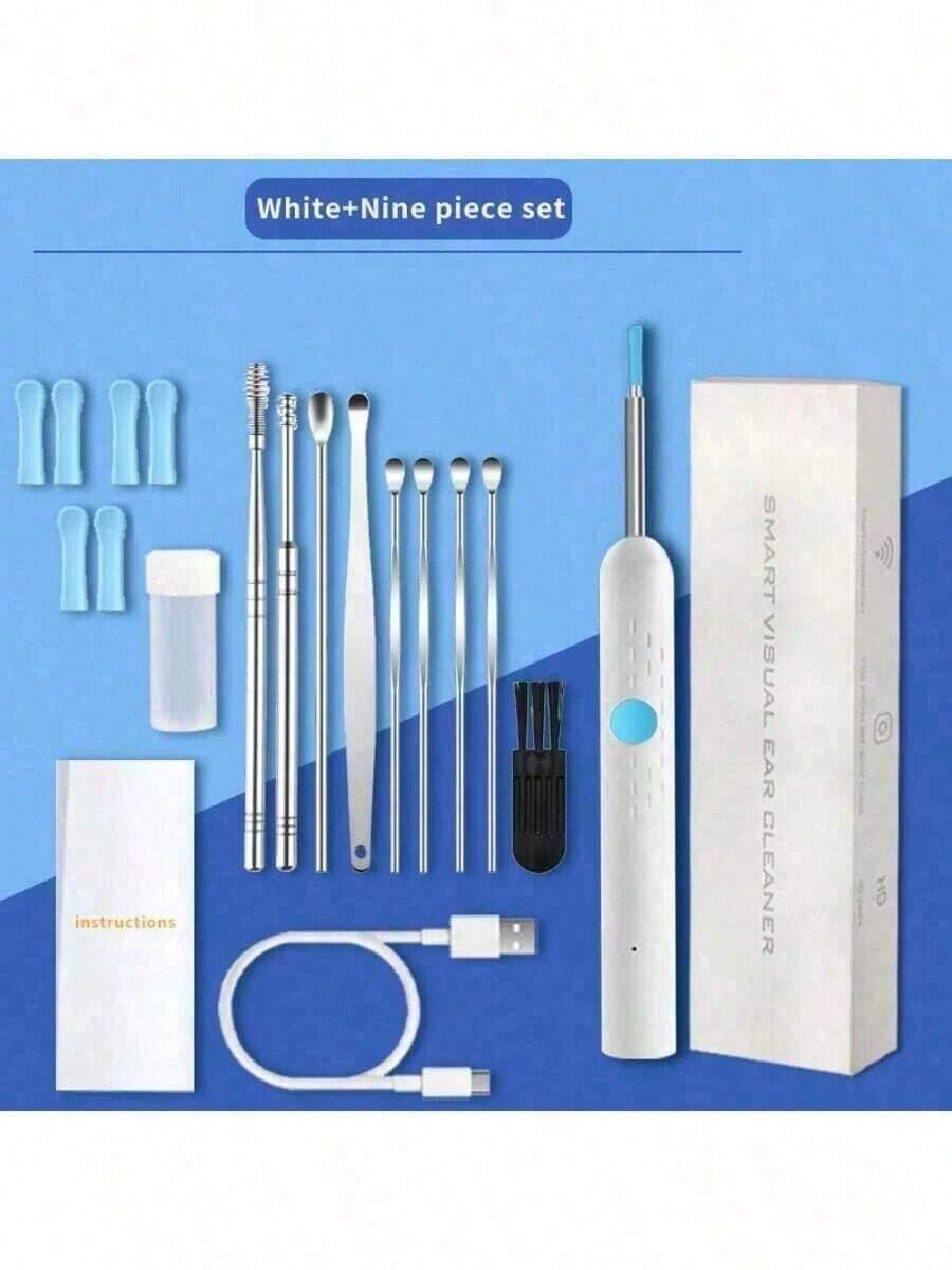 Visual Ear Pick, Smart Ultra-High-Definition Endoscope, Wireless Ear Cleaning Tool With Light - 白色(標準) - 查看 1