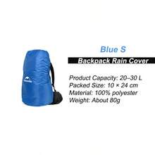 Naturehike 1pc Backpack Rain Cover, Fits 20-75L, Suitable As Birthday/Holiday Gift For Boyfriend, Family - Multicolor - View 13