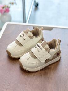 1双男女通用新款低帮运动鞋，耐磨防滑休闲童鞋，时尚百搭学生跑步鞋，适合所有季节 - 卡其色 - 查看 2