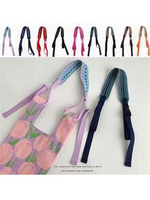 Extension Detachable Shoulder Strap For Ball Chain Crossbody Bag Wide Woven Extension Rope Bag Accessories - Multicolor - View 5