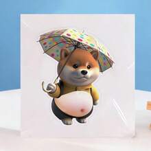 Creative Pet Dog Squeeze Stress Relief Sticker, Soft Pinch Bubble Kawaii Embossed Sticker, Cute Dog And Cat Decompression Sticker, DIY Decorative Anti-Collision Sticker For Car, Home Decor, Refrigerators, Phones, Notebooks, Rewards Gift - Multicolor - View 8